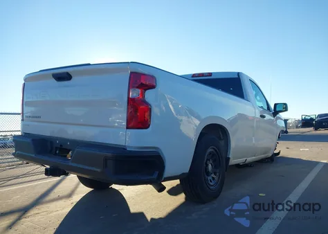 2025 Chevrolet Silverado 1500 2Wd Long Bed Wt из США, поврежденный, VIN 3GCNAAEK9SG360580